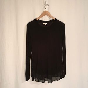 H&M maternity/nursing long sleeve shirt S